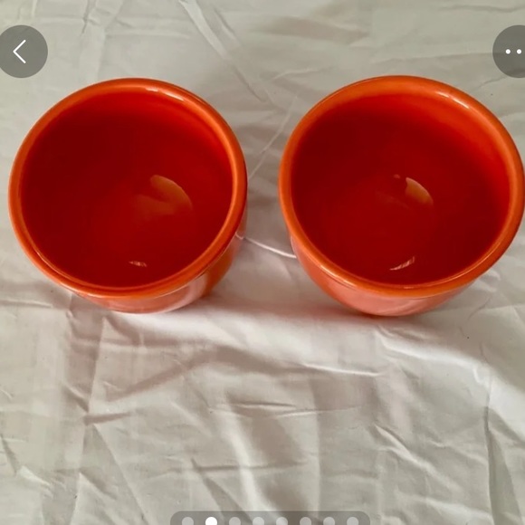 NEW Fiestaware Chili Bowls - RETIRED Persimmon Set of 2 - Picture 2 of 8